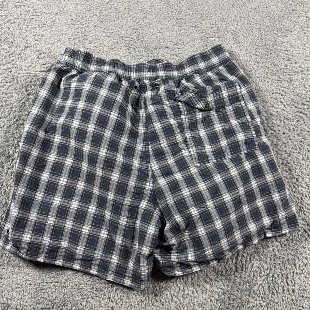 VTG Polo Ralph Lauren Reversible Swim Shorts Trunks Mens M Color Block PLaid